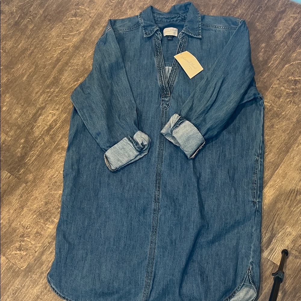 Universal Thread Blue Denim Dress